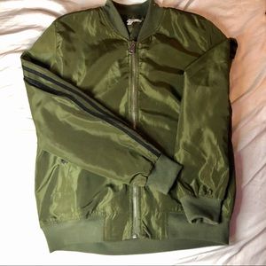 Forever 21 Green Bomber Jacket